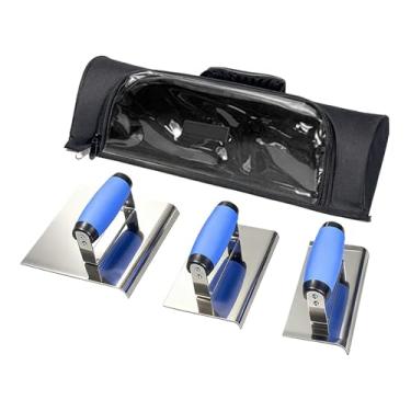 Imagem de Baoblaze Conjunto de Ferramentas Manuais para Jardinagem, Gesso, Alvenaria E Aplicação de Massa Corrida, com Bolsa de Transporte.