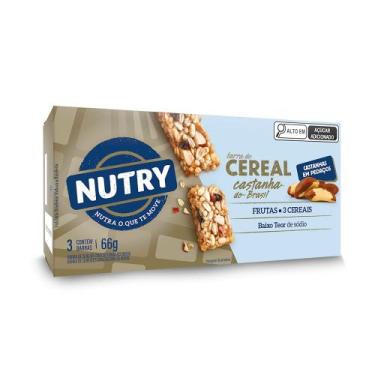 Imagem de Barra de Cereal Castanha do Pará Nutry 66g