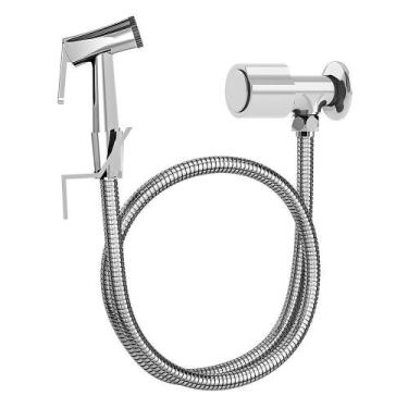 Imagem de Ducha Higiênica 100% Metal 1/4 De Volta C40 Gatilho Metal - REAL, Crom