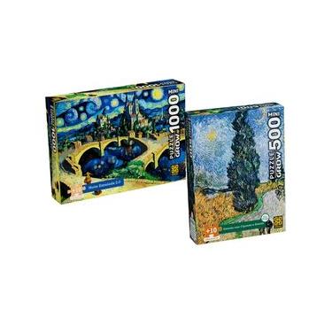 Imagem de Combo Mini Quebra-cabeças Noite Estrelada Combo Mini Quebra-cabeças Noite Florida