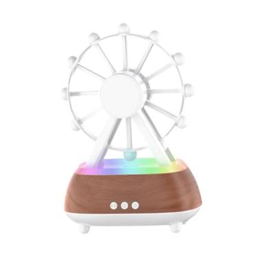 Imagem de Generic Umidificador Difusor de Óleos Essenciais Silencioso com Alimentação USB para Quarto, Difusor de Aromas para Sala de Estar, SPA e Hotel, Madeira