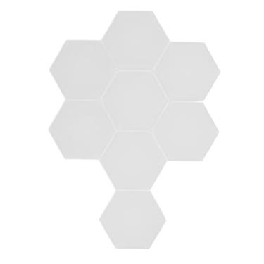 Imagem de AUNMAS Painel de Luz Hexagonal, Tecnologia ABS RGB, 8 Modos de Sincronização de Música para Reuniões Familiares e Experiências de Home Theater