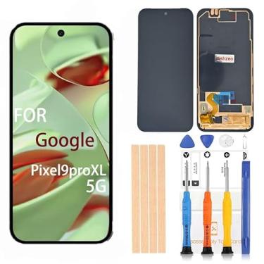 Imagem de Digitalizador LCD OEM Super Actua AMOLED de 6,8 polegadas para substituição de tela do Google Pixel 9ProXL 5G GGX8B GZC4K GQ57S com moldura (com sensor de impressão digital)