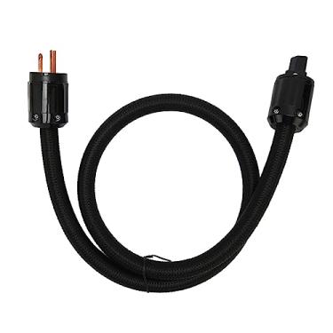 Imagem de Generic Cabo de Alimentação de Alta Fidelidade, Cabo de Alimentação de Som de Alta Fidelidade de Transmissão Estável de Isolamento 15a 12awg Redução de Ruído Plug Eua 125-250v para Plataformas (#1)