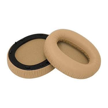 Imagem de Cryfokt Almofadas Macias para Fones de Ouvido Edifier W820nb, Substituição Com Redução de Ruído, Copos para Fone de Ouvido Sem Fio, 2 Peças (Cáqui)