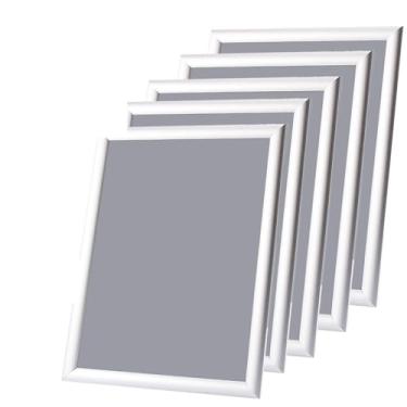 Imagem de Fafeicy Moldura de Pôster de Alumínio A4, 5 Unidades, Suporte de Exibição Profissional Com Capa Anti-PVC, Adequado para Retrato ou Paisagem Em Escritórios e Escolas