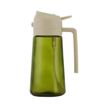 Imagem de Spray De Azeite De Vidro Preto À Prova De Luz 2 Em 1 Garrafa Recarregá