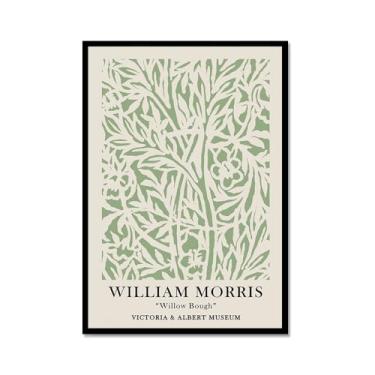 Imagem de Arte de parede verde sálvia Matisse William Morris Bauhaus Impressão floral abstrata Mercado de Flores Cartaz Picasso Estética Decoração de parede para sala de estar (SKU3,20.3x30.5 cm = (20x30cm