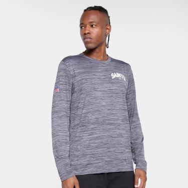 Imagem de Camiseta NFL New Orleans Saints Nike Manga Longa Masculina-Masculino