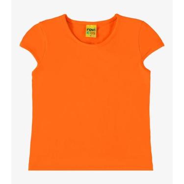 Imagem de Blusa Infantil Feminino Rovi Kids Laranja, Laranja, 1
