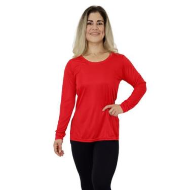 Imagem de Camiseta Feminina Manga Longa Cobre Bumbum Mullet Academia - FR Moda F