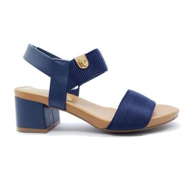 Imagem de Sandália Modare Feminina 7187100, 36, Marinho, Camel