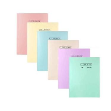 Imagem de Pasta plastica Catálogo 20 Folhas A4 Clearbook Pastel YES, TRANSPARENT