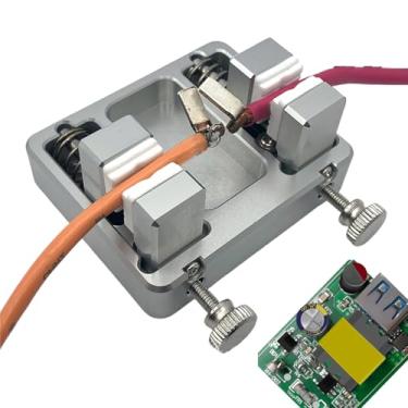 Imagem de Braçadeira de solda de arame | Suporte de fixação de arame - Mesa de suporte de solda ajustável com mandíbula resistente à temperatura | para montagem de placa de circuito, montagem de eletrônicos