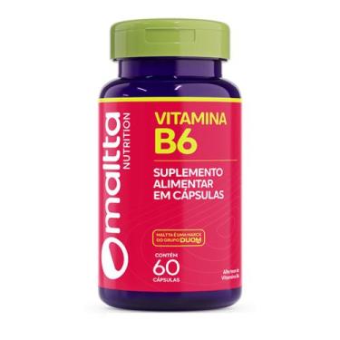 Imagem de Vitamina B6 60caps 1 ao dia Maltta Nutrition - Duom