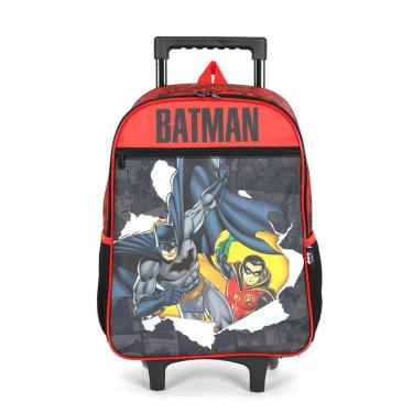 Imagem de Mochila de Rodinhas Pequena Infantil Simples Batman-Masculino