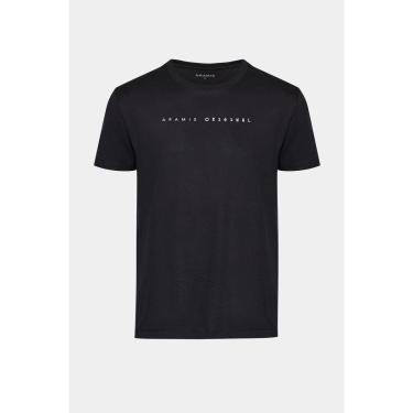 Imagem de Camiseta Aramis Manga Curta Original Preto-Masculino