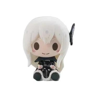 Imagem de Estátua Kawaii Re Zero Rem Emilia Ram, Mini Figura Fofa Para Decoração