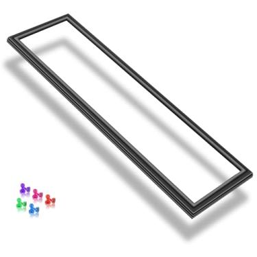 Imagem de Gaxeta de porta de freezer atualizada 2159082 compatível com vedação de porta de freezer Whirlpool para peça de vedação de porta de geladeira Kenmore (preto) 2171186 W10911422 443025 Kitchen-Aid