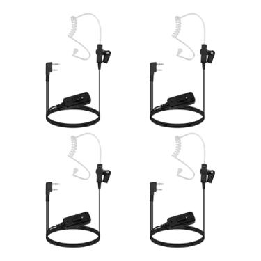 Imagem de Retevis Fone de ouvido de rádio bidirecional com cancelamento de ruído ativo, recarregável, 2 pinos, para RT22 RT21 H-777 RT68, compatível com Baofeng UV-5R BF-888S Walkie Talkie, Walkie Talkie com