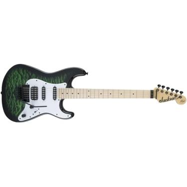 Imagem de GUITARRA JACKSON ADRIAN SMITH SAN DIMAS TRANSPARENT GREEN