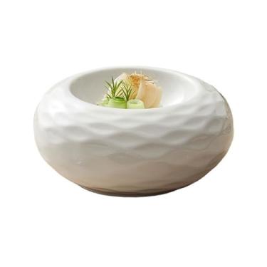 Imagem de x3anggyt5 Pratos de jantar criativos personalizados louça de isolamento de cerâmica prato de jantar de hotel doméstico prato de jantar cozinha molecular prato redondo pratos de cozinha