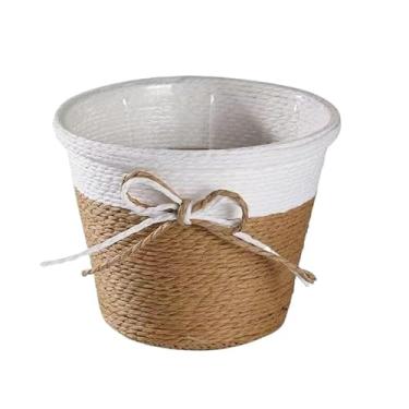 Imagem de Kit 3 vasos para plantas na cor marrom(1,14.5x12cm)