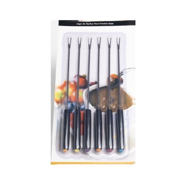 Imagem de Kit Garfinhos Para Fondue Chocolate Queijo Aperitivos 6und