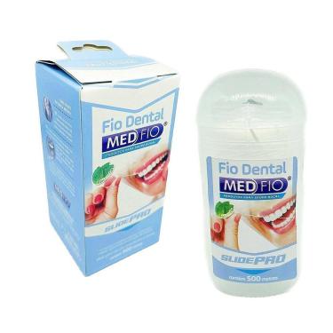 Imagem de Fio Dental 500M Aroma Menta Encerado Resistente Higiene Oral