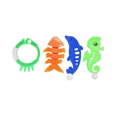 Imagem de Conjunto De Brinquedos Coloridos Para Mergulho Em Piscina De Verão, Ac