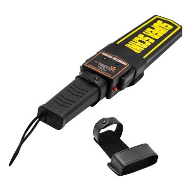 Imagem de Detector de Metais Portátil Profissional 270mW — Super Scanner de Metais Alta Sensibilidade, Alarme Sonoro e Luz LED, Leve e Portátil Ideal para Segurança, Escolas, Estádios e Eventos