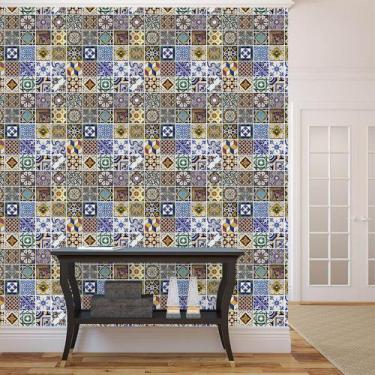 Imagem de Papel de Parede Adesivo - Ladrilho Hidráulico - 008ppz - Allodi