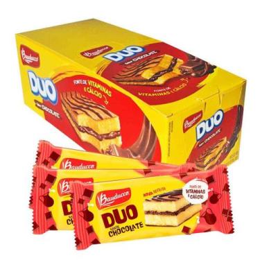 Imagem de Bolinho Duo Bauduco Chocolate - 27g Caixa C/ 15un
