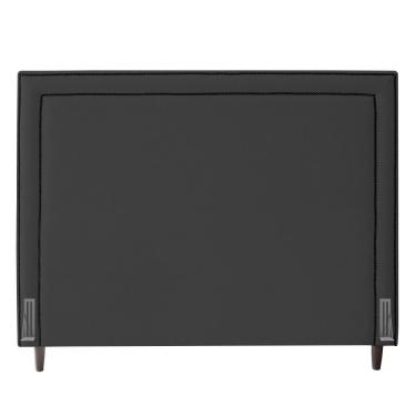 Imagem de Cabeceira Cama Box Casal King Size Maísa 195cm Com Frame Suede Cinza - Desk Design