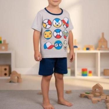 Imagem de Pijama Infantil Masculino Pokebolas Izitex-Masculino