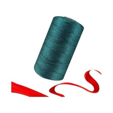 Imagem de Fio De Crochê De Algodão Fino Colorido De 1,5mm 100g Para Tricô Manual