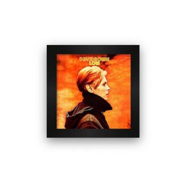 Imagem de Quadro azulejo com moldura David Bowie Low - Starnerd