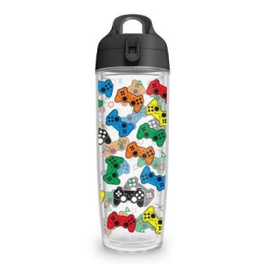 Imagem de Garrafa Em Policarbonato Hx70 Controle Gamers 600Ml - Helsim