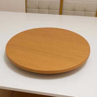 Imagem de Centro De Mesa Prato Giratório Tábua 60cm - Lubrano, Mel