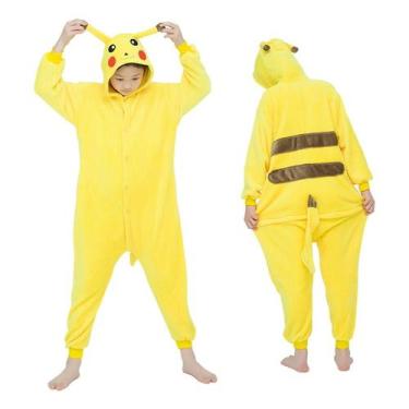 Imagem de Macacão de pijama Kigurumi Stitch azul, cosplay, flanela de pelúcia - 