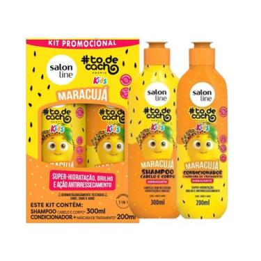 Imagem de Kit Salon Line To De Cacho Kids Shampoo Condicionador, Maracujá