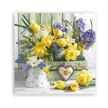 Imagem de 20 Guardanapos P Decoupage Ambiente Mix Of Flowers 133314265