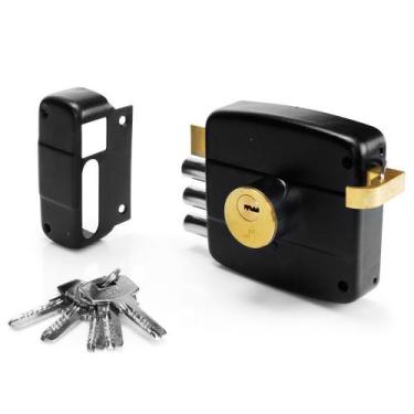 Imagem de Fechadura de Segurança de Sobrepor 3 Pinos F-108 Fortezza