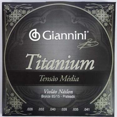 Imagem de Encordoamento Violão Nylon Giannini Titanium Média GENWTM