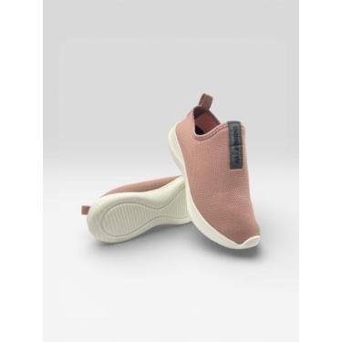 Imagem de Tênis Meia Slip-On Feminino Conforto Urbano Rose - AR-RUNNING, Rose, 3