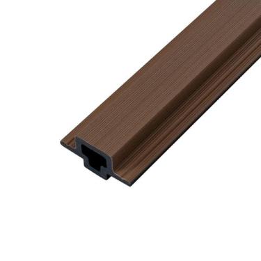 Imagem de Faixa Painel Ripado para Área Externa em WPC Teca 290cm x 5,4cm x 2,5c