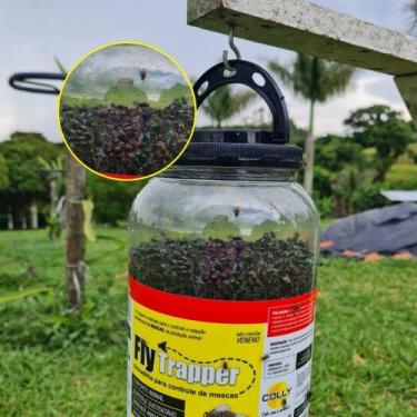Imagem de Fly Trapper Atrativa com Refil Atrativo 250g  Uso Externo Coletores de