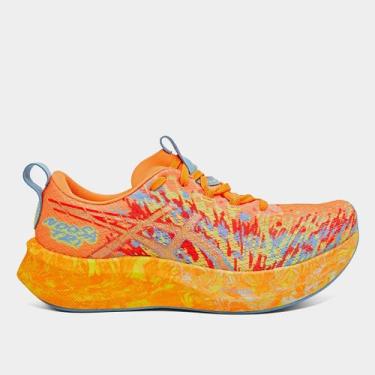 Imagem de Tênis Asics Noosa Tri 16 Masculino, Laranja, Amarelo, 44