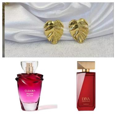 Imagem de Kit Eudora Diva Esplêndida 100ml Magnific Pink Peônia 75ml Brinde Espe