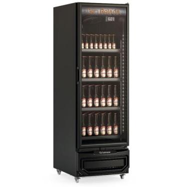 Imagem de Cervejeira Vertical com Porta de Vidro 572 Litros GCB57VLC Preta Gelop